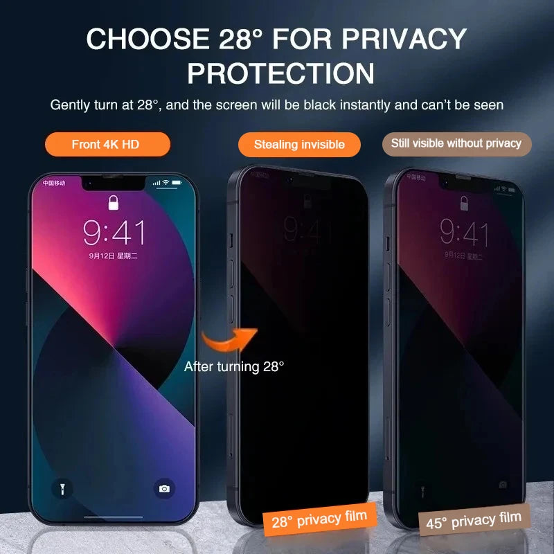 StealthGuard iPhone Privacy Glass Shield
