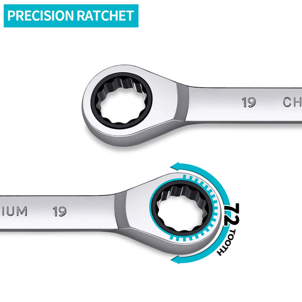 EasyGrip Pro Ratchet Wrench Set