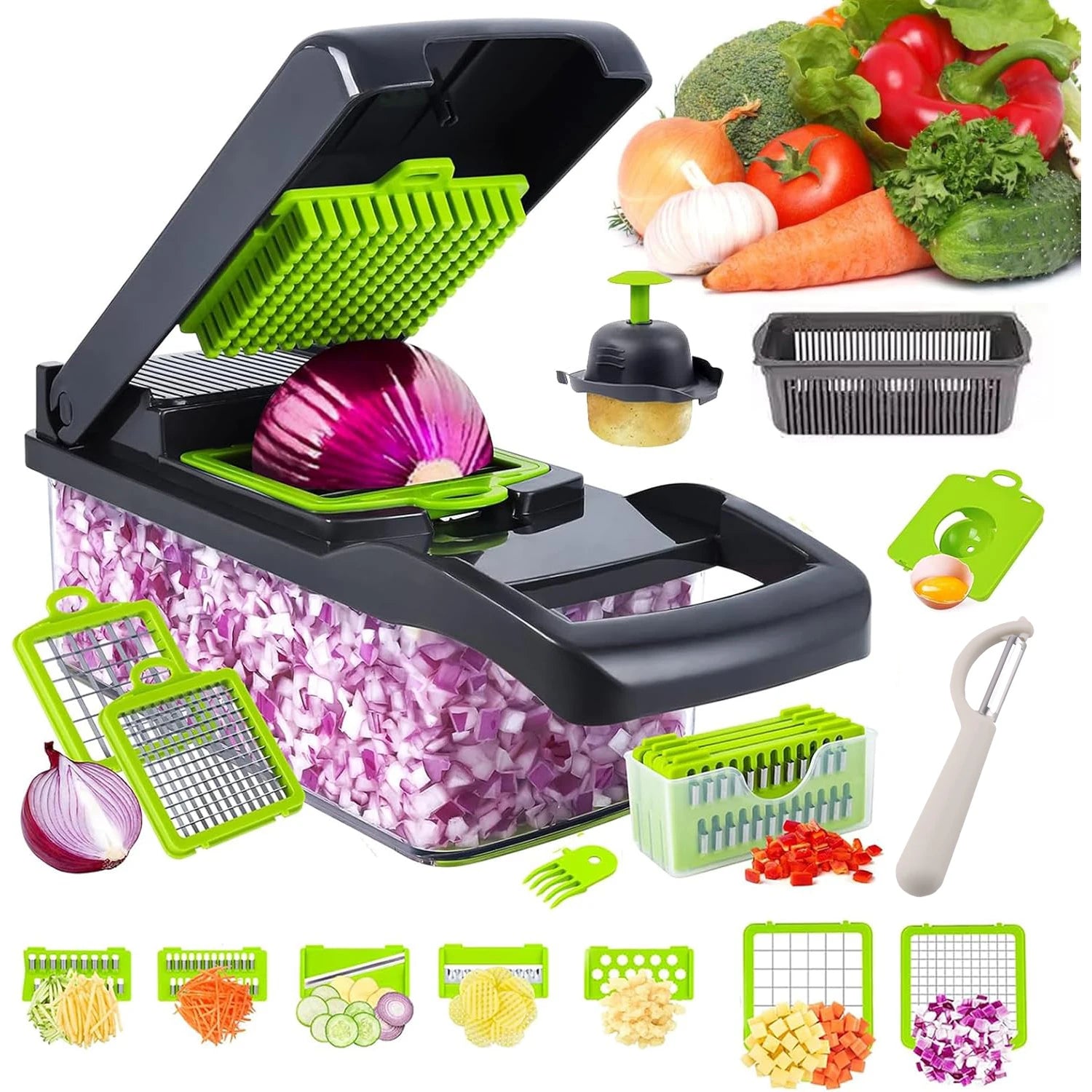 QuickSlice Pro Kitchen Veggie Chopper