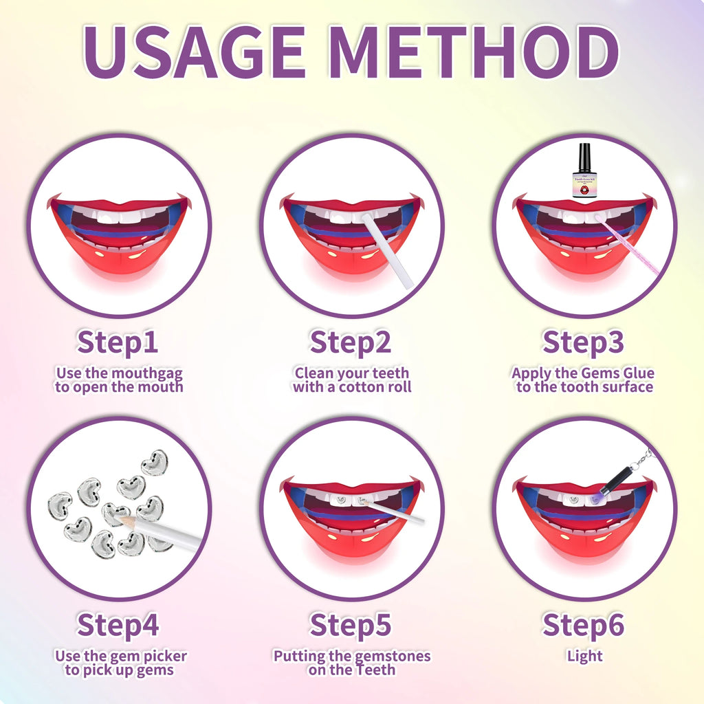 SparkStone Tooth Gems Tooth Bling